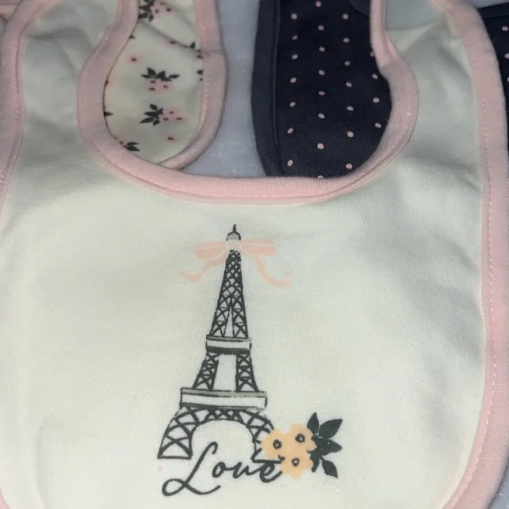 Hudson Baby 3 Pack Baby Bibs NWT